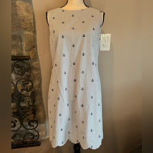 Cynthia Rowley Striped Anchor Dress